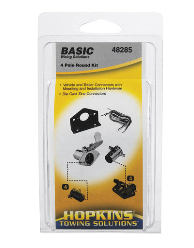 Hopkins 4 Round Trailer Connector Kit 