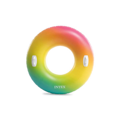 Intex Multicolored Vinyl Inflatable Color Whirl Floating Tube 