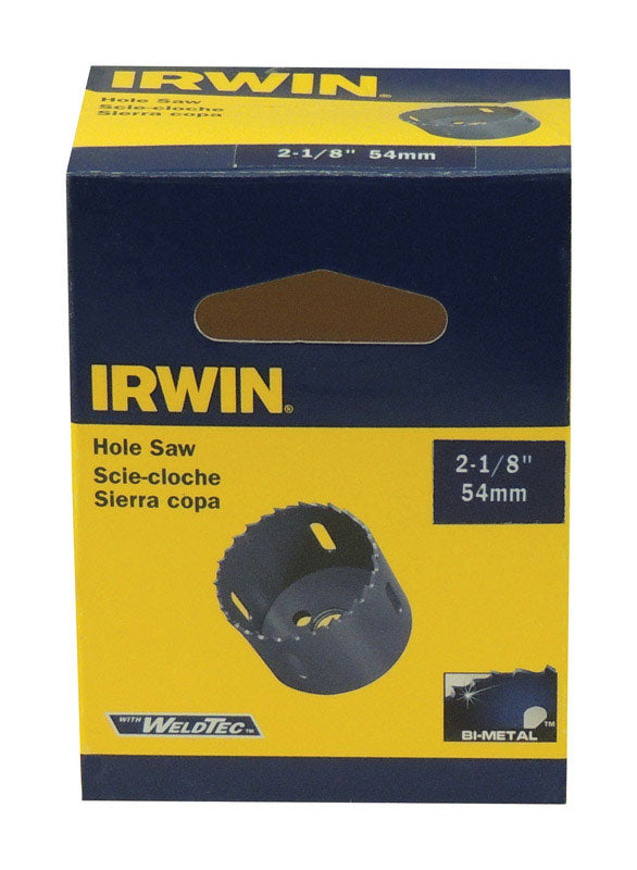 Irwin 2-1/4 in. Bi-Metal Hole Saw 1 pc Irwin 2-1/8 in. Bi-Metal Hole Saw 1 pc 