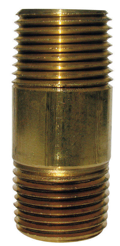 JMF Company 3/4 in. MPT X 3/4 in. D MPT Brass Nipple 6 in. L 