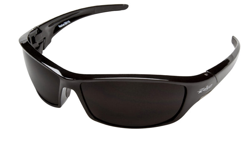 JMF Company MPT Brass Ground Plug Valve Edge Eyewear Reclus Safety Glasses Smoke Lens Black Frame 1 pc 
