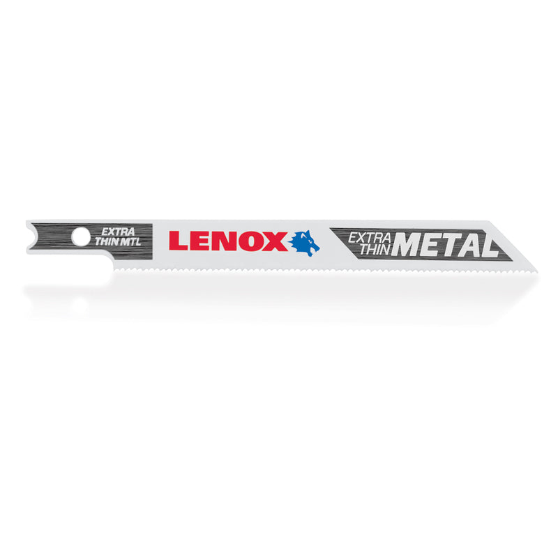 Lenox 3-5/8 in. Bi-Metal U-Shank Extra Thin Metal Jig Saw Blade 32 TPI 5 pk 