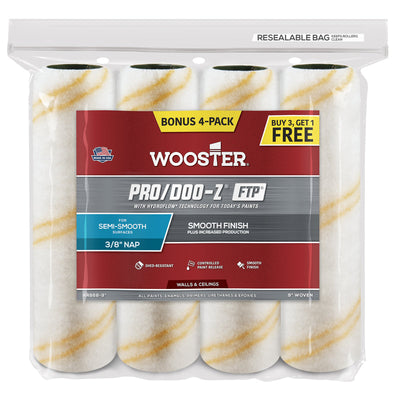 Lenox 7/8 in. Bi-Metal Hole Saw 1 pk Film-Gard Plastic Sheeting 4 mil X 10 ft. W X 25 ft. L Polyethylene Clear 1 pk Wooster Pro/Doo-Z FTP Polypropylene 9 in. W X 3/8 in. Paint Roller Cover 4 pk 