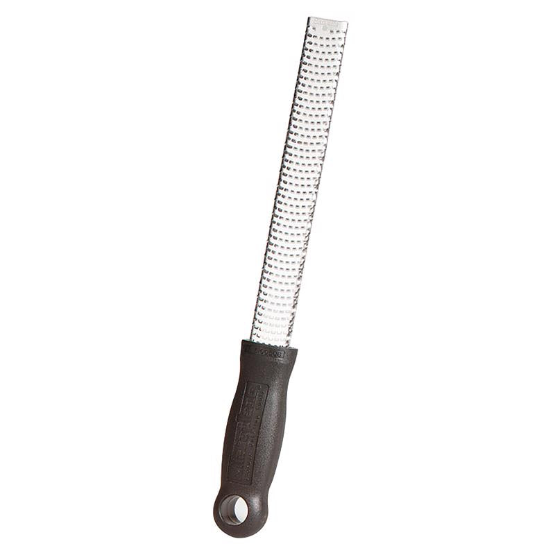 Microplane Silver/Black Stainless Steel Grater/Zester 