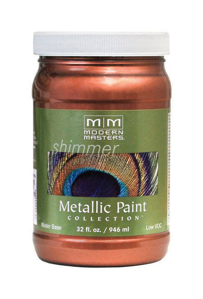 Modern Masters Shimmer Satin Copper Penny Metallic Paint 1 qt 