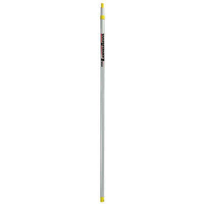 Mr. LongArm Twist-Lok Telescoping 4.3-8.1 ft. L X 1 in. D Aluminum Extension Pole Silver 