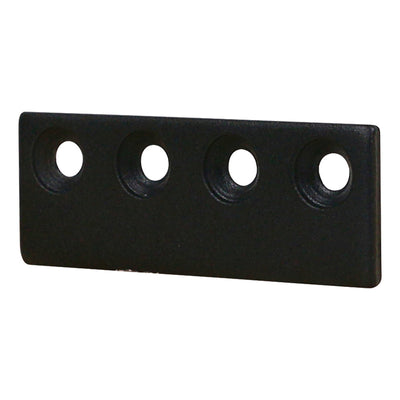 National Hardware 3-1/2 in. L Zinc-Plated Silver Steel Flush Pull National Hardware 3-1/8 in. L Matte Black Steel Sliding Door Hardware Connecting Adapter 1 pk 