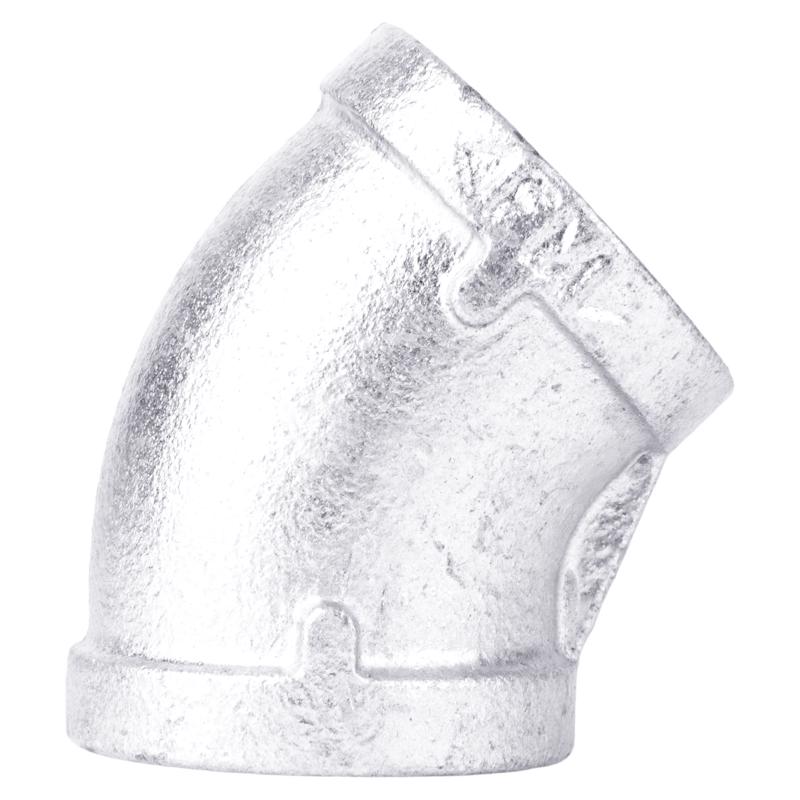National Hardware 5 in. L Zinc-Plated Silver Steel Lag Screw Eye 1 pk STZ Industries 2 in. FIP each X 2 in. D FIP Galvanized Malleable Iron 45 Degree Elbow 