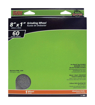 National Hardware Zinc-Plated Aluminum/Steel 6 in. L Swivel Staple Safety Hasp 1 pk Gator 8 in. D X 1 in. in. Grinding Wheel 