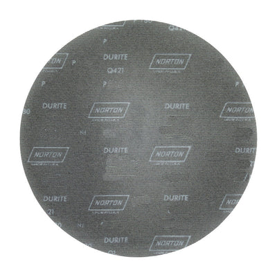 Norton Screen-Bak Durite 17 in. Silicon Carbide Center Mount Q421 Floor Sanding Disc 80 Grit Coarse 