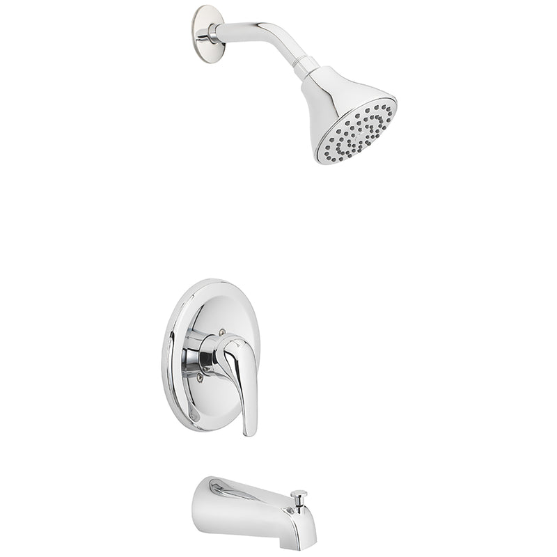 OakBrook 1-Handle Chrome Tub and Shower Faucet 