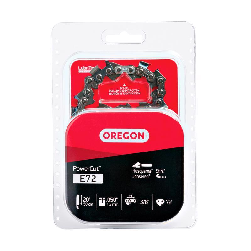 Oregon PowerCut E72 20 in. 72 links Chainsaw Chain 