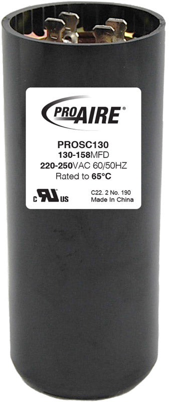 Perfect Aire ProAire 130-158 MFD 250 V Round Start Capacitor 