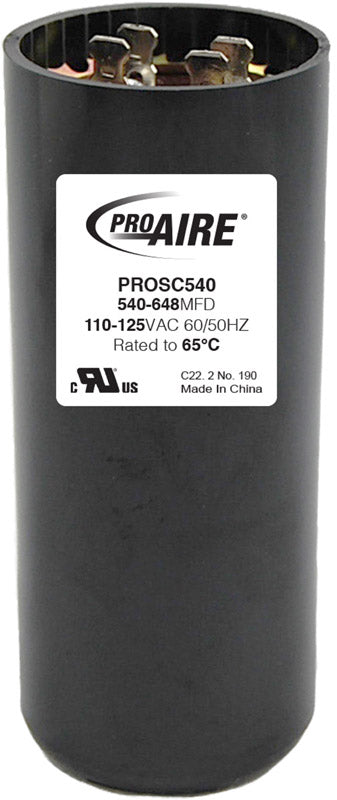 Perfect Aire ProAire 540-648 MFD 125 V Round Start Capacitor 