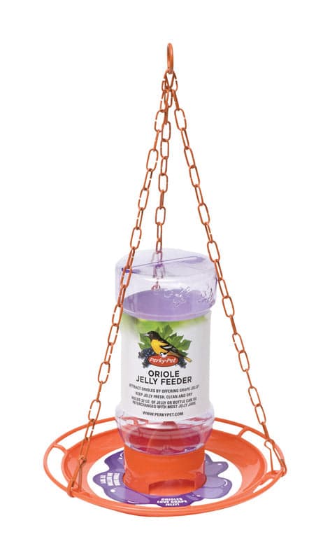 Perky-Pet Oriole 32 oz Metal/Plastic Nectar Feeder 3 ports 