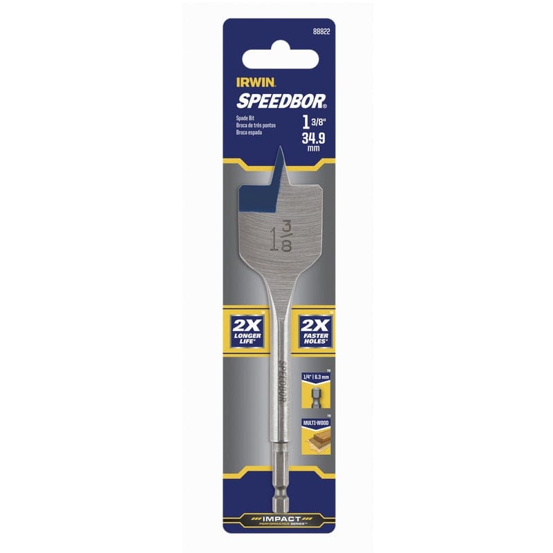 Plumb Pak 3/8 in. Compression in. X 7/8 in. D Ballcock 20 in. Vinyl Toilet Supply Line Irwin Speedbor 1-3/8 in. X 6 in. L Carbon Steel Wood Boring Bit 1 pc 