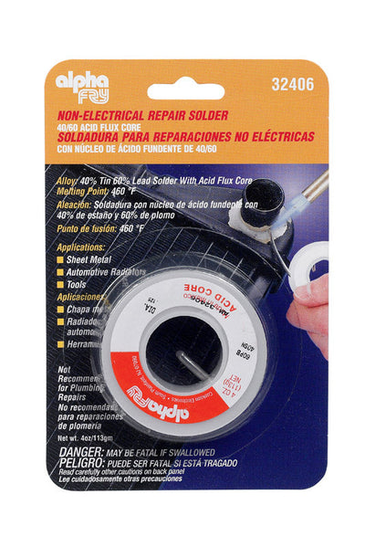 Plumb Pak 36 in. Vinyl Faucet Supply Line Alpha Fry 4 oz Acid Core Wire Solder 0.125 in. D Tin/Lead 40/60 1 pc 