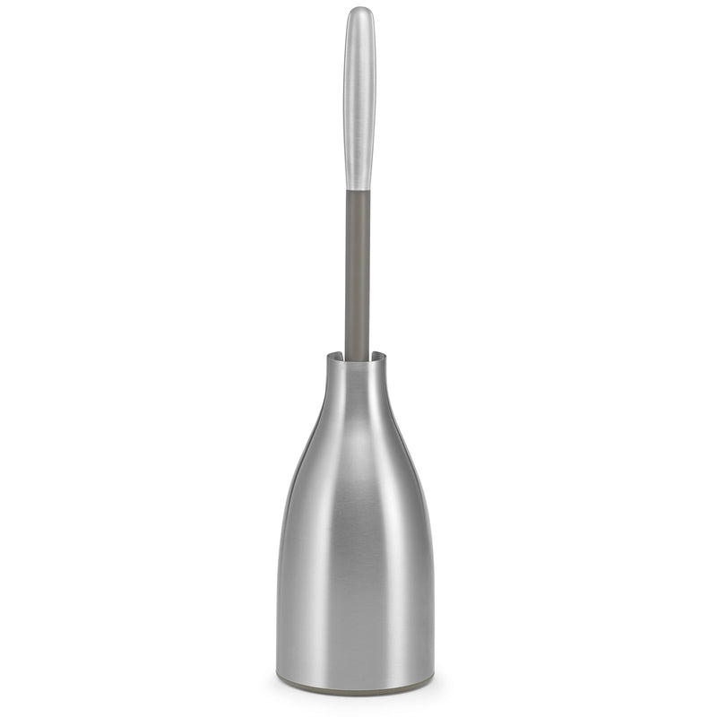 Polder Toilet Brush Holder Silver 