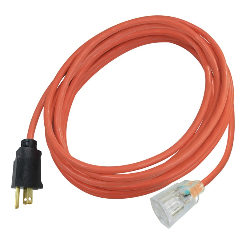 Projex Indoor or Outdoor 25 ft. L Orange Extension Cord 12/3 SJTW 