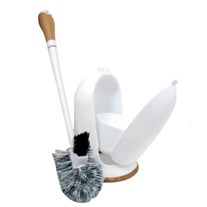 Quickie Home Pro 3.5 in. W Plastic/Rubber Handle Brush and Caddy