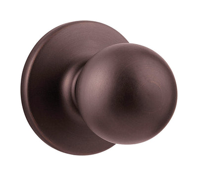 Rutland Chimney Sweep 8 in. Round Oil Tempered Chimney Brush Kwikset Polo Venetian Bronze Passage Door Knob Right or Left Handed 