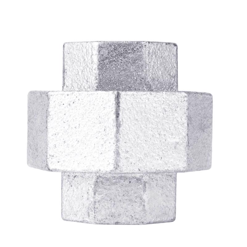 STZ Industries 1-1/2 in. FIP each X 1-1/2 in. D FIP Galvanized Malleable Iron Union 