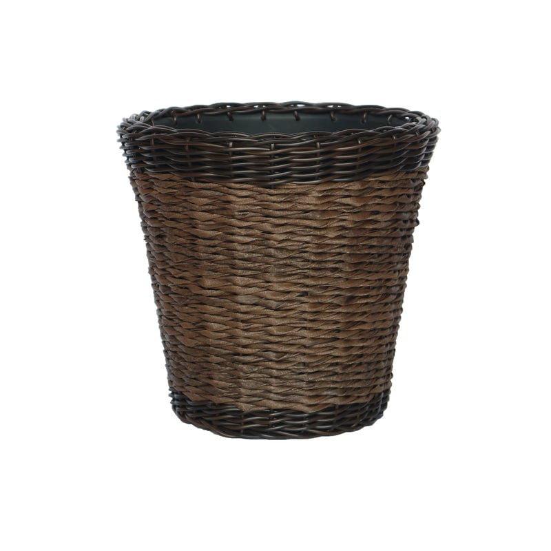 STZ Industries 1-1/4 in. FIP X 1-1/4 in. D MIP Galvanized Malleable Iron 45 degree Street Elbow Infinity 13 in. H X 14 in. D Plastic Woven Wicker Planter Brown 