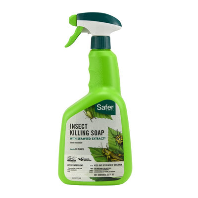 Safer Brand Organic Insect Killing Soap Liquid 32 oz 