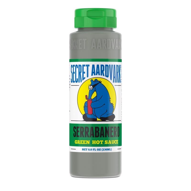 Secret Aardvark Serrabanero Green Hot Sauce 8 oz 