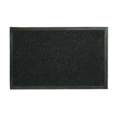 Sports Licensing Solutions 28 in. L X 18 in. W Brown Ribbed Polypropylene Door Mat Sports Licensing Solutions 28 in. L X 18 in. W Black Ribbed Polypropylene Door Mat 