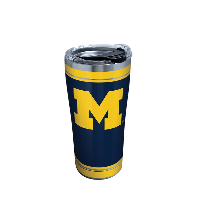 Tervis Collegiate 20 oz Illinois Fighting Illini Multicolored BPA Free Tumbler with Lid Tervis NFL 20 oz Chicago Bears Multicolored BPA Free Tumbler with Lid Tervis Collegiate 20 oz Michigan Wolverines Multicolored BPA Free Double Wall Tumbler 