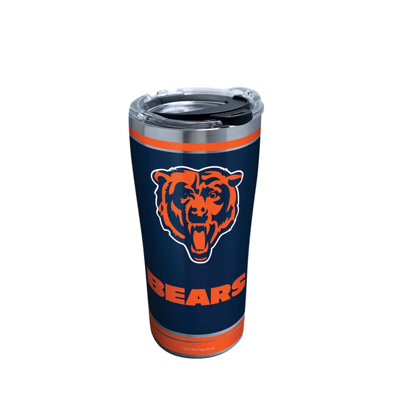 Tervis Collegiate 20 oz Illinois Fighting Illini Multicolored BPA Free Tumbler with Lid Tervis NFL 20 oz Chicago Bears Multicolored BPA Free Tumbler with Lid 