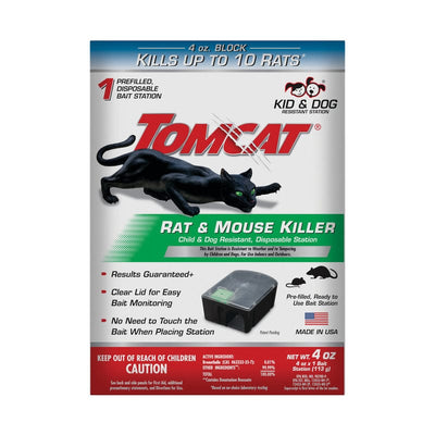 Tomcat Bait Station Blocks For Mice and Rats 4 oz 1 pk 