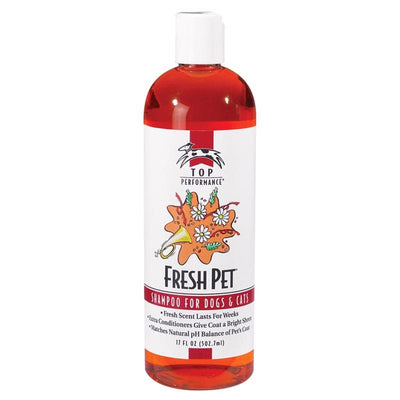Top Performance Yellow Herbal Cat/Dog Flea and Tick Shampoo 17 oz Top Performance Blue Baby Powder Cat/Dog Deodorizing Shampoo 17 oz Top Performance Fresh Pet Red Fresh Scent Cat/Dog Shampoo 17 oz 