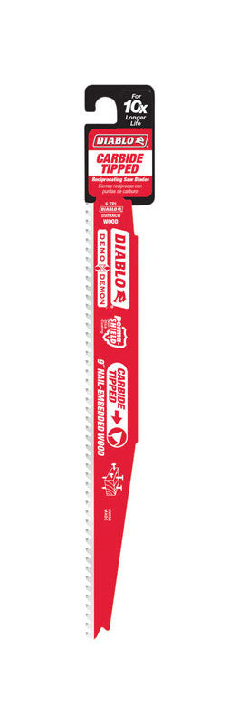 US Hardware LP Gas POL Fitting 1 pk Diablo Demo Demon 9 in. Carbide Reciprocating Saw Blade 6 TPI 1 pc 