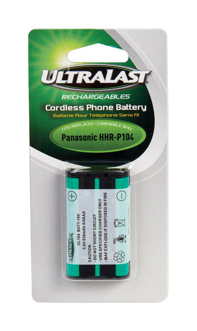 Ultralast NiMH AAA 3.6 V 0.83 Ah Cordless Phone Battery BATT-104 1 pk 