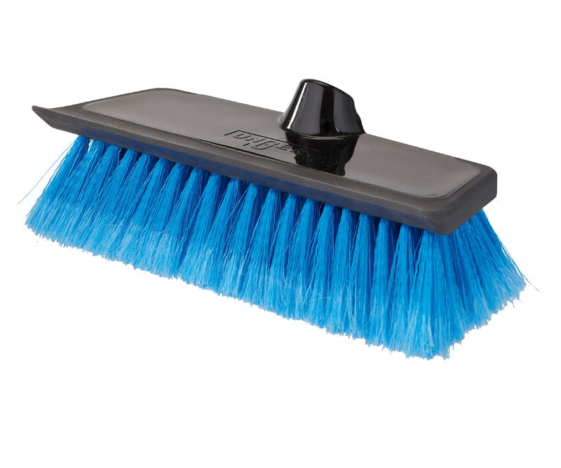 Unger 10 in. W Soft Bristle Rubber Handle Water Flow Brush 
