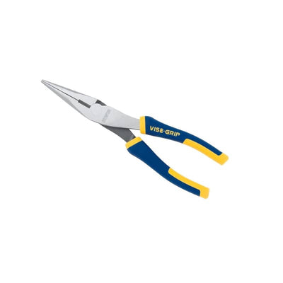 Wellington 1/4 in. D X 100 ft. L White Solid Braided Nylon Rope Irwin Vise-Grip 8 in. Steel Long Nose Pliers 