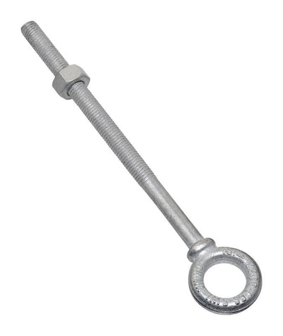 Wellington 3/8 in. D X 50 ft. L Natural Twisted Sisal Rope National Hardware 1/2 in. X 8 in. L Hot Dipped Galvanized Steel Eyebolt Nut Included 