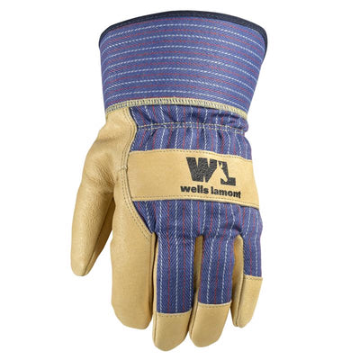 Wells Lamont Men's Palm Gloves Palomino L 1 pair 