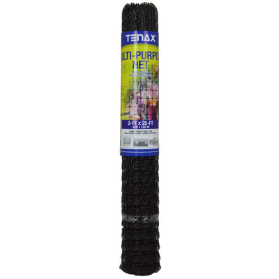 Wenko 1.38 in. W Plastic/Rubber Handle Bottle Brush Tenax 2 ft. H X 25 ft. L Polypropylene Multi-Purpose Netting Black 