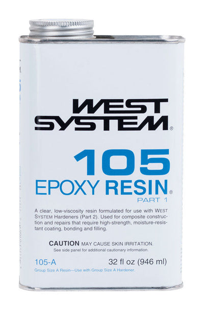 West System 105 Resin Extra Strength Epoxy Epoxy Resin 32 oz 