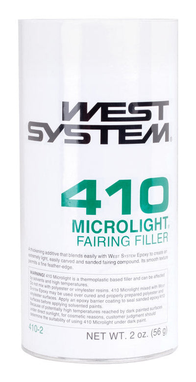 West System Microlight Low Strength Microfibers Fairing Filler 2 oz 