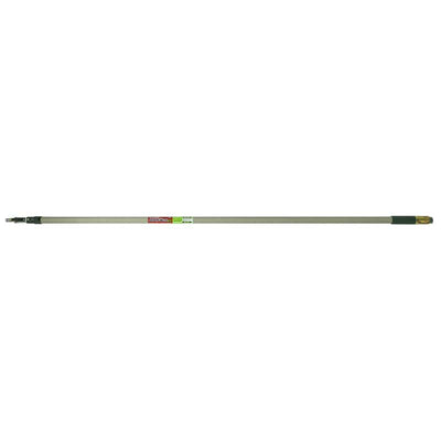 Wooster Sherlock GT Telescoping 12 ft. L X 1 in. D Aluminum/Fiberglass Extension Pole Black/Silver 