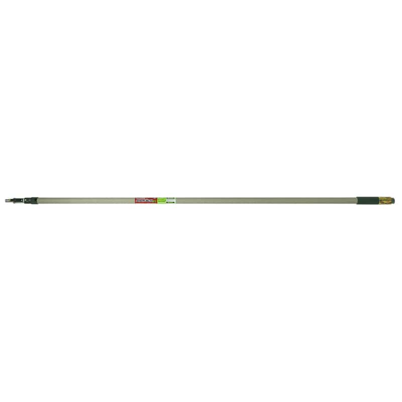 Wooster Sherlock GT Telescoping 12 ft. L X 1 in. D Aluminum/Fiberglass Extension Pole Black/Silver 