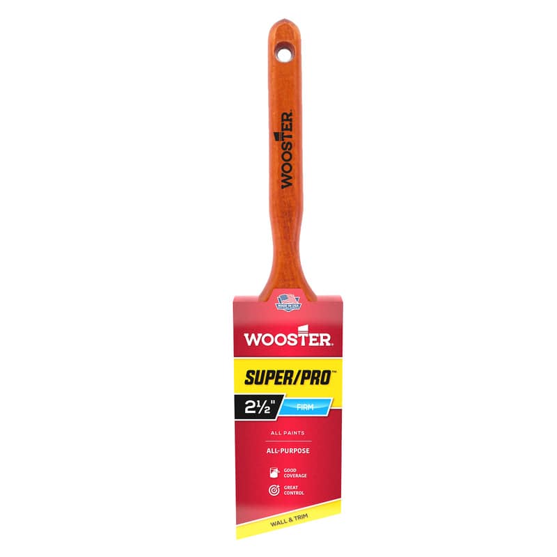 Wooster Super/Pro 2-1/2 in. Angle Paint Brush 
