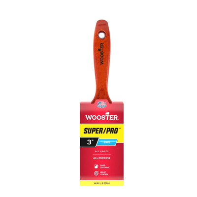 Wooster Super/Pro 3 in. Flat Paint Brush 